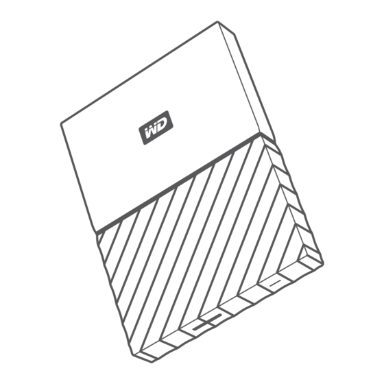 WD My Passport Ultra Manual De Usuario
