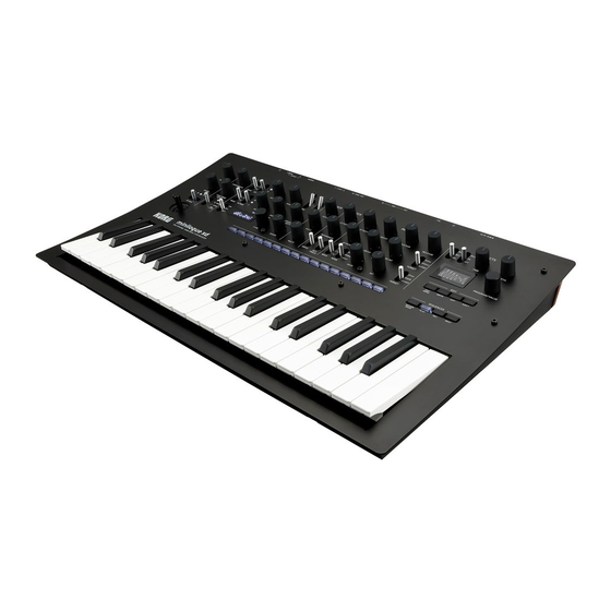 Korg minilogue xd Manual De Usario