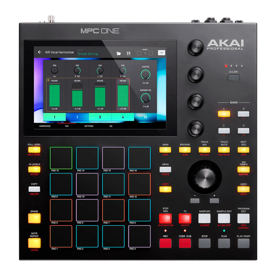 Akai Professional MPC One Guia De Inicio Rapido