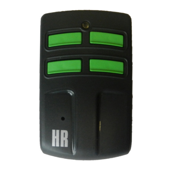 HR Matic HR MULTI 1 Instrucciones De Programacion