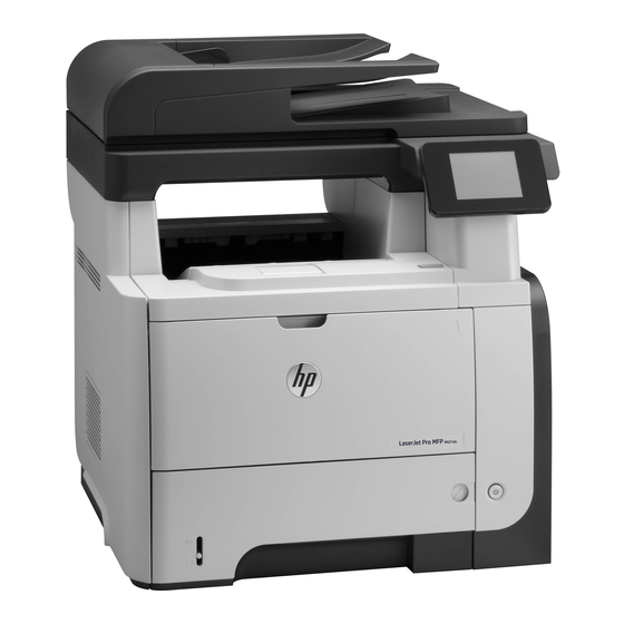 HP LASERJET PRO MFP M521 Serie Guia Del Usuario