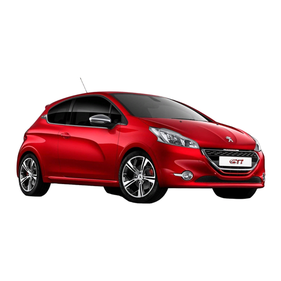 PEUGEOT 208 2014 Manuales