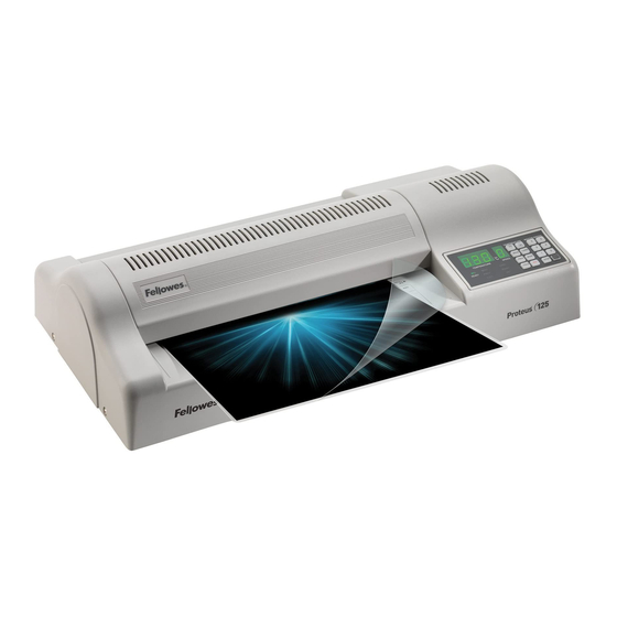 Fellowes Proteus 125 Manual De Instrucciones