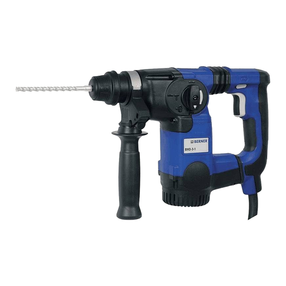Berner BHD-3 Instrucciones De Manejo/Instrucciones De Seguridad