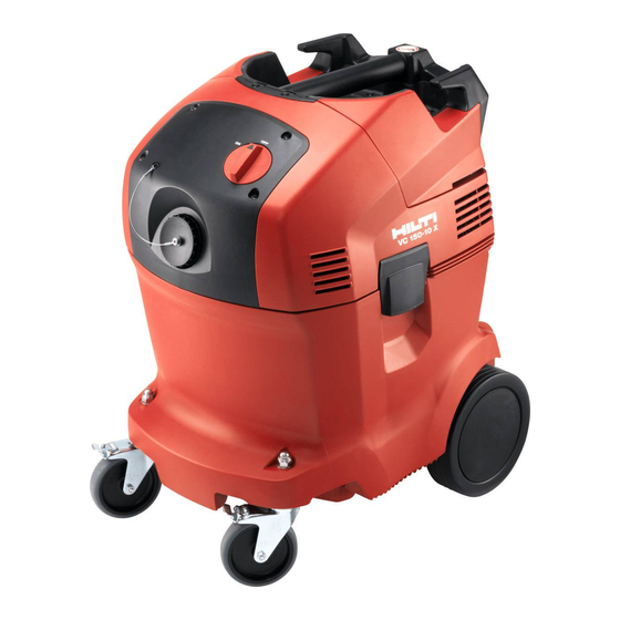 Hilti VC 150-10 X Manual Del Operador