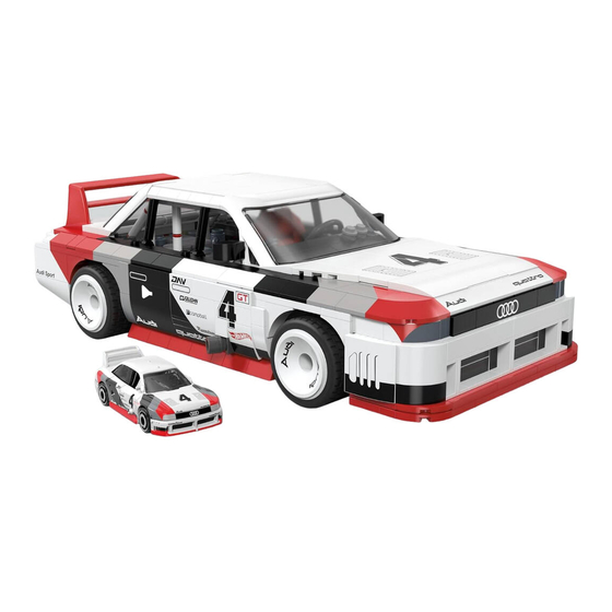 Mega Hot Wheels AUDI 90 QUATTRO IMSA GTO HRY20 Instrucciones De Montaje