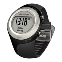 Garmin FORERUNNER 405 Manual Del Usuario
