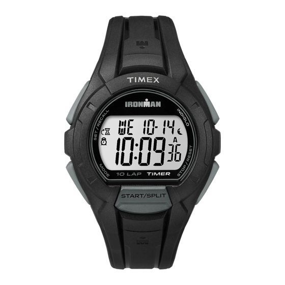 Timex IRONMAN 10 LAP Manuales