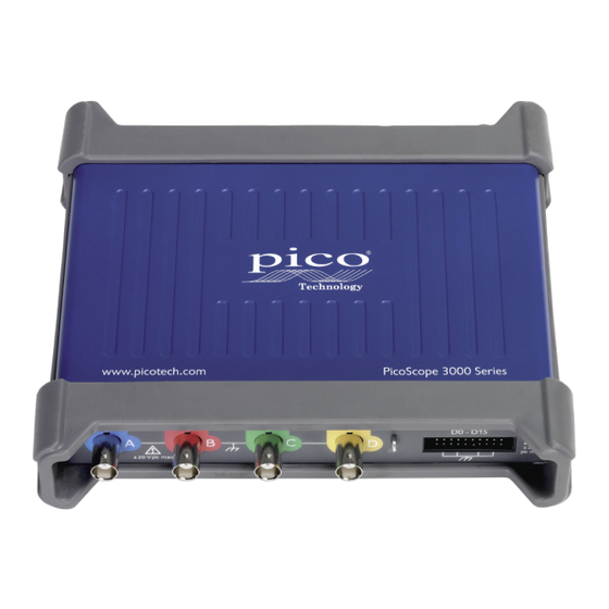 PICO PicoScope 3000 Serie Guia Del Usuario