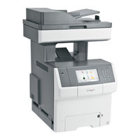 Lexmark X748 Serie Guia Del Usuario