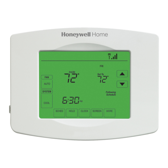 Honeywell Wi-Fi Serie Manual Del Usuario