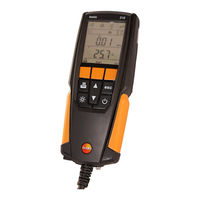 Testo 310 Manual De Instrucciones