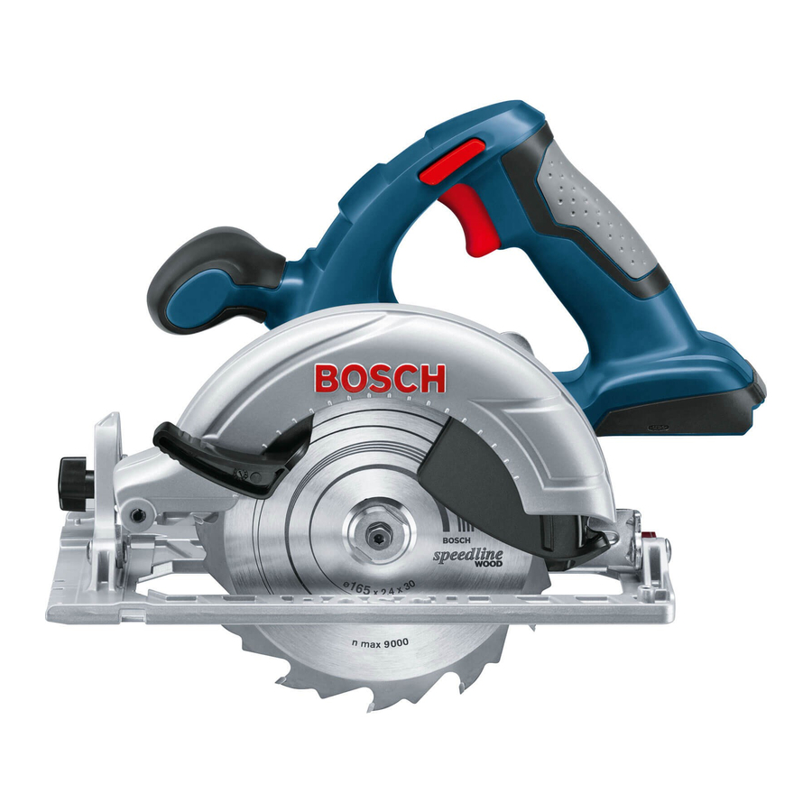 Bosch GKS 18 V-LI Professional Manual Original