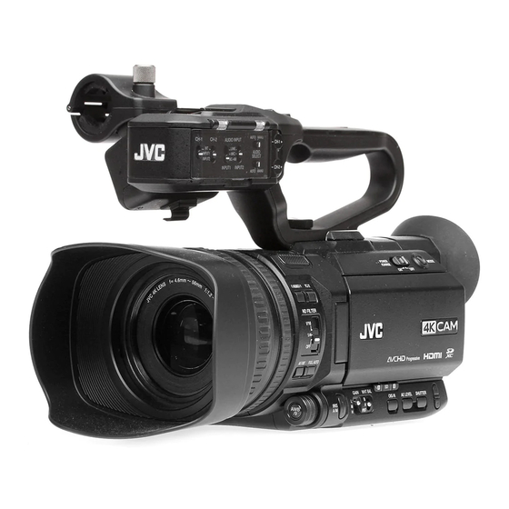 JVC GY-HM250UG Manual De Instrucciones