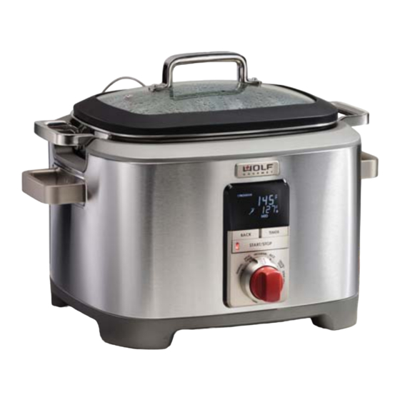 Wolf Gourmet WGSC100S Guia De Usos Y Cuidados