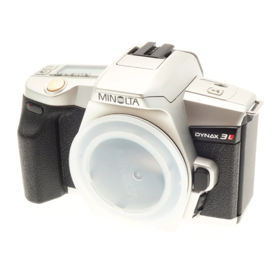 Minolta DYNAX 3L Manual De Instrucciones
