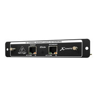 Behringer EXPANSION CARD X-DANTE Manual De Instrucciones
