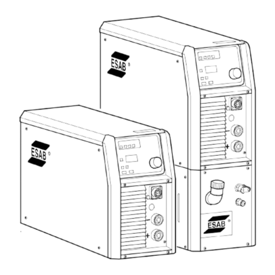 ESAB Origo Tig 3001i Instrucciones De Uso