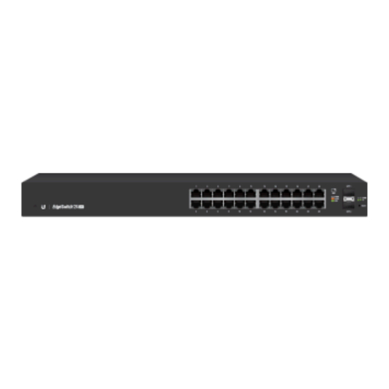 Ubiquiti EdgeSwitch Lite ES-24-Lite Guia De Inicio Rapido