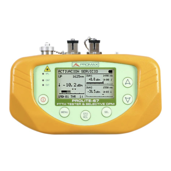 Promax PROLITE-67 Manual De Instrucciones