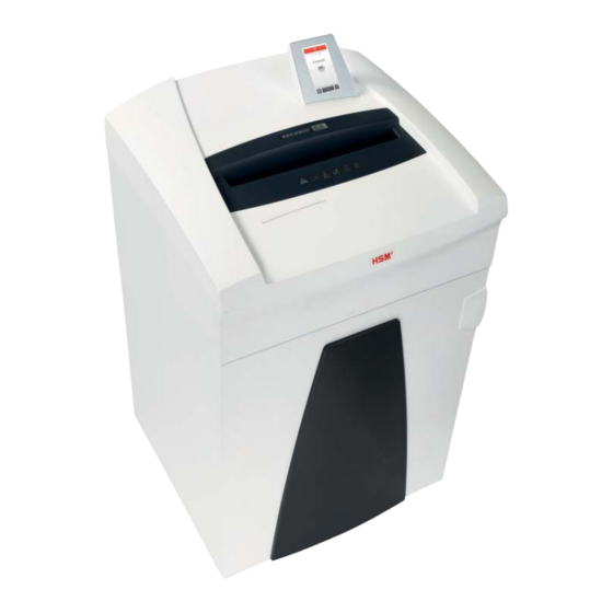 HSM SECURIO P36i Instrucciones De Servicio
