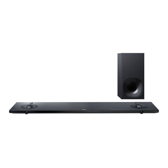 Sony HT-NT5 Manual De Instrucciones