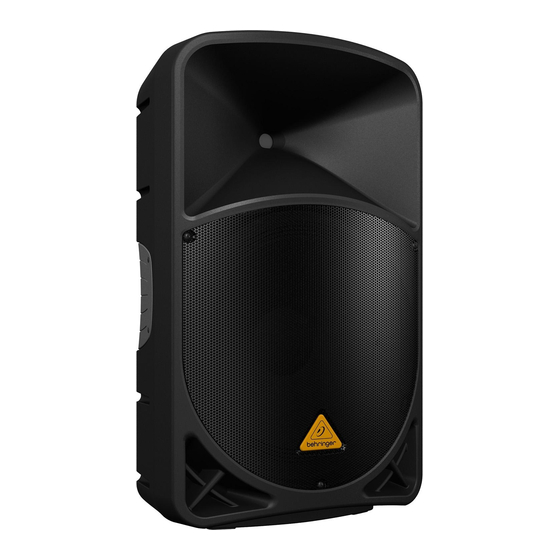 Behringer EUROLIVE B115D Guia De Inicio Rapido