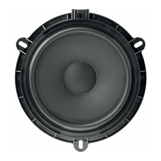 Focal IC FORD 165 Manual De Uso