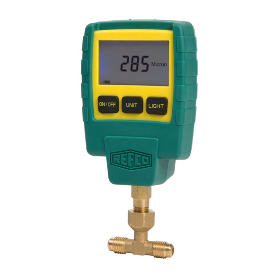 Refco REF-VAC Manual De Instrucciones