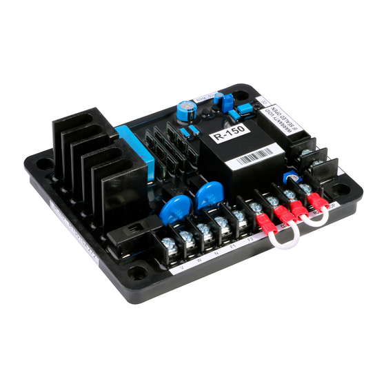 Nidec Leroy-Somer R150 Manuales