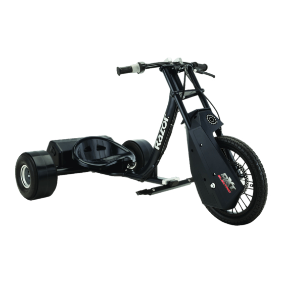 Razor DXT ELECTRIC DRIFT TRIKE Manual Del Usuario