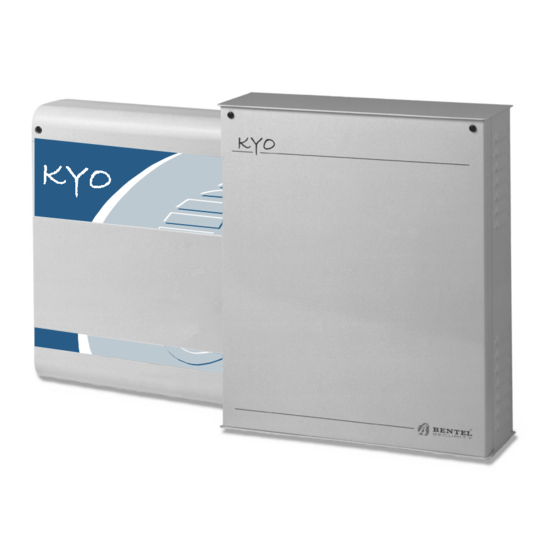 Bentel Security KYO 4 M Manuales