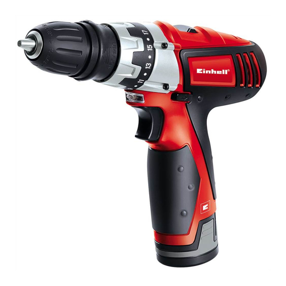 EINHELL TC-CD 12 Li Manual De Instrucciones