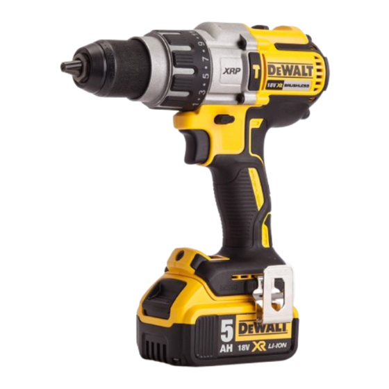 DeWalt DCD991 Manual De Instrucciones