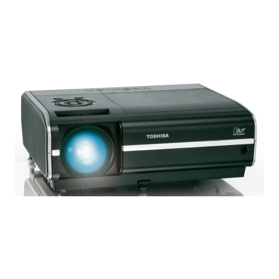 Toshiba TDP-EX20 Manual Del Propietário