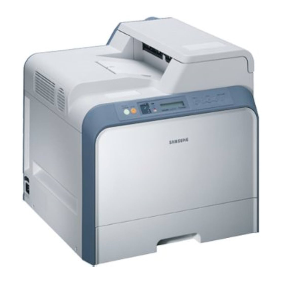 Samsung CLP-600 Serie Manual De Usuario