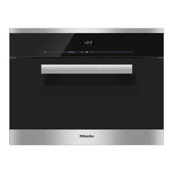 Miele DG 6100 Instrucciones De Manejo