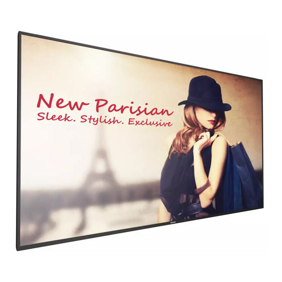 Philips Signage Solutions 65BDL4050D Manual Del Usuario