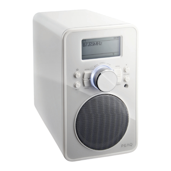 Peaq PDR210-B Manual De Instrucciones