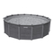 Intex GRAPHITE GRAY PANEL POOL SET