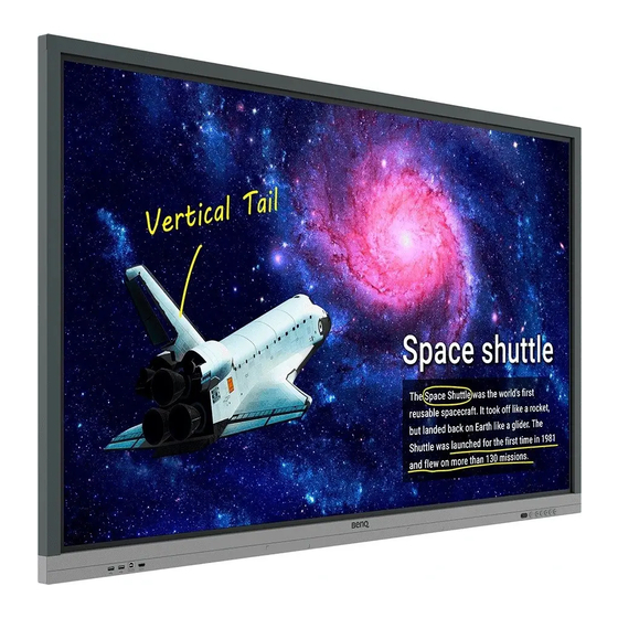 BenQ RE6501 Manual Del Usuario
