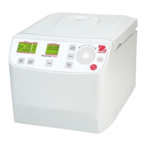 OHAUS FC570+R05 Manual De Instrucciones
