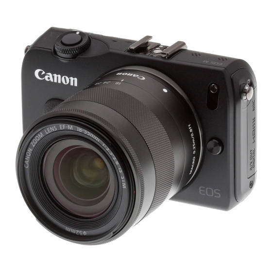 Canon EOS M Instrucciones