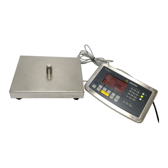Sartorius Combics 3 Manual Del Usuario