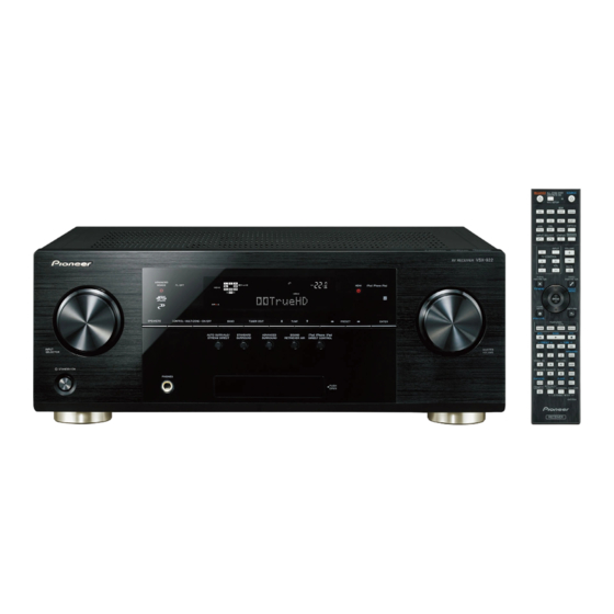 Pioneer VSX-1122-K Guia De Inicio Rapido