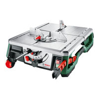 Bosch AdvancedTableCut 52 Manual Original