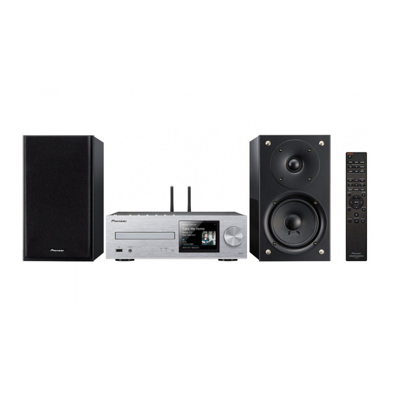 Pioneer X-HM76D Manual De Instrucciones
