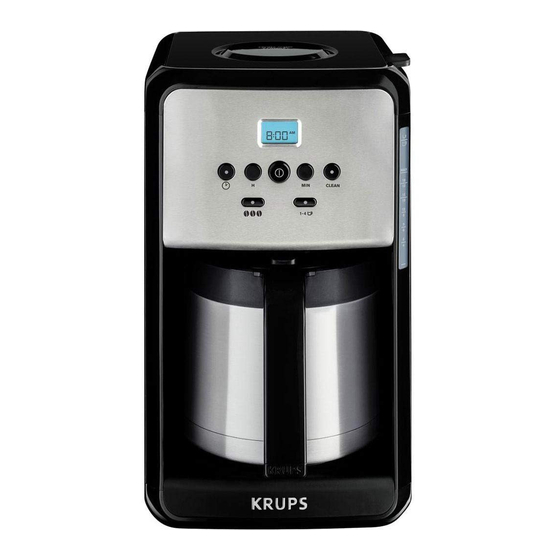 Krups SAVOY Manual Del Usario