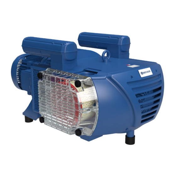 Becker VXLF 2.200 Instrucciones Para El Manejo
