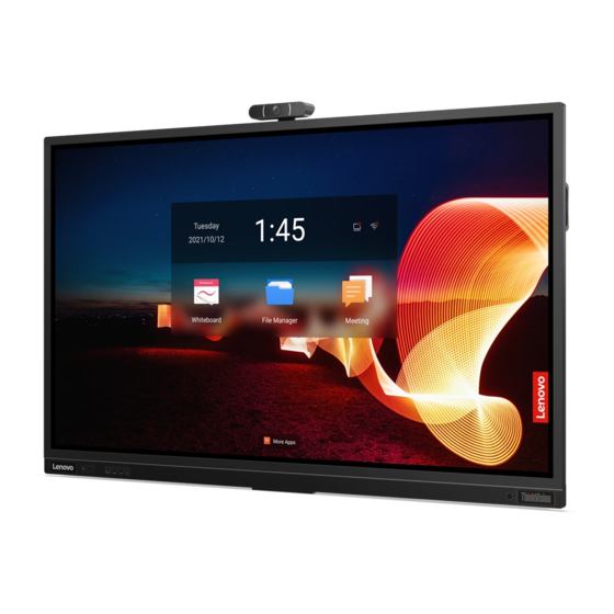 Lenovo ThinkVision T75 Guia Del Usuario